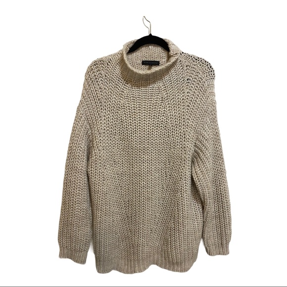 Sanctuary puffy cable knit sweater - Picture 5 of 8